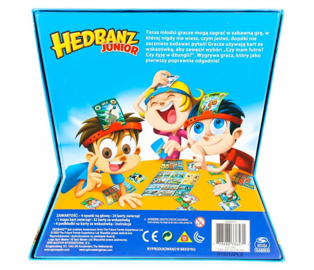 Spin Master Gra Hedbanz Junior Kim Jestem? - 1019061 - zdjęcie 4